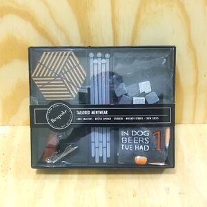 New York Bespoke Tailored Menswear Drinking Box Set